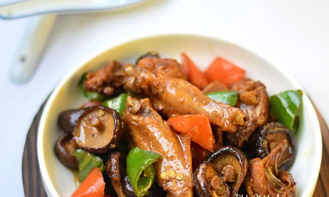 Braised Chicken with Shiitake Mushrooms